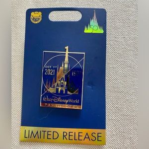 *SALE* Walt Disney World PASSHOLDER 50th Anniversary Day of Pin October 1st 2021